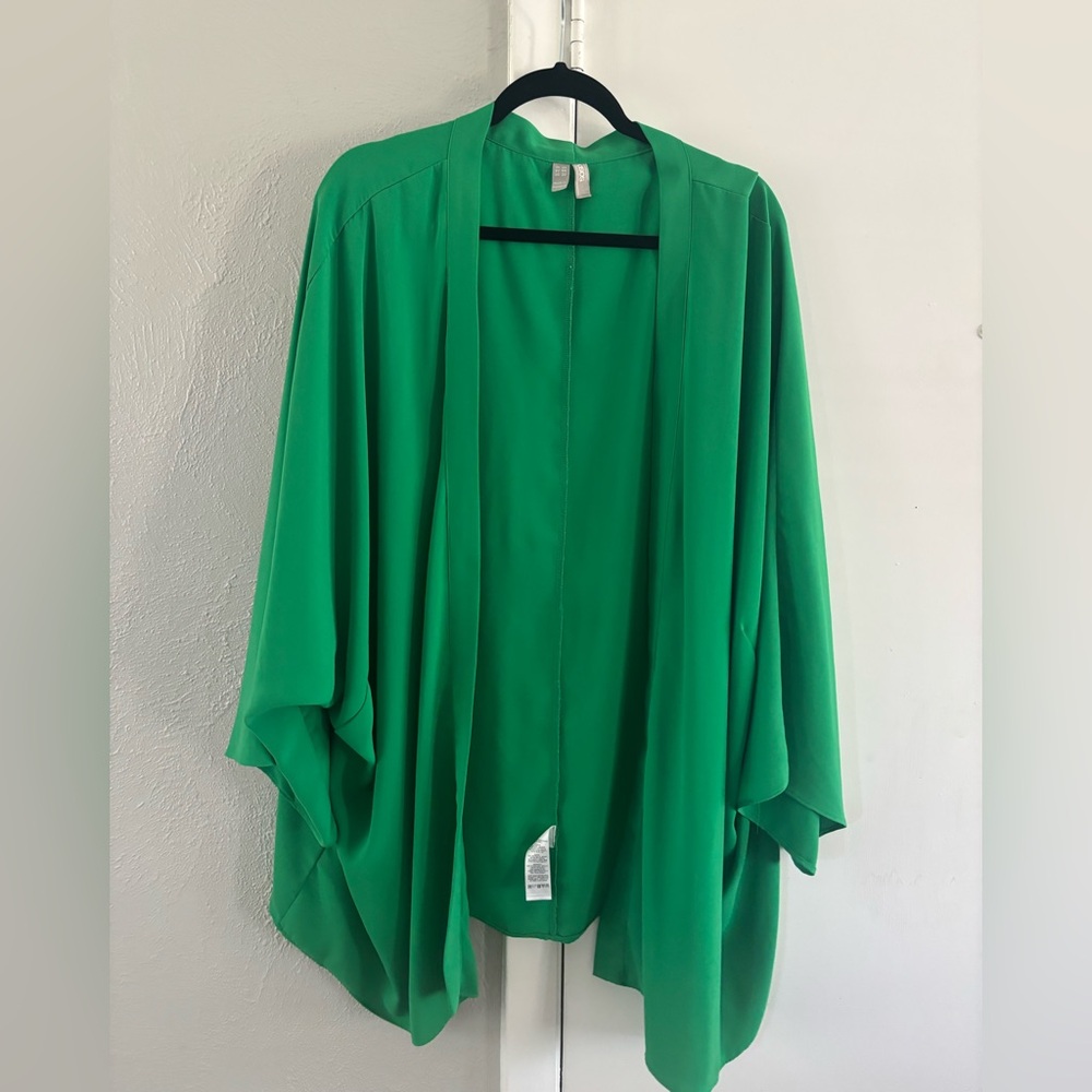 ASOS loose blazer color green size 22